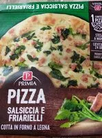 Mängden socker i Pizza salsiccia friarielli
