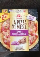 Mängden socker i La pizza del mese tonno e cipolla rossa