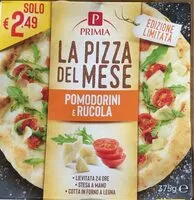 Mängden socker i Pizza - Pomodorini e rucola