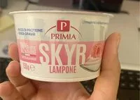 Mängden socker i Skyr lampone