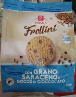 Mängden socker i Frollini grano saraceno e gocce di cioccolato