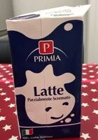 Mängden socker i Latte parzialmete scremato