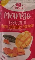Mängden socker i Mango essiccato