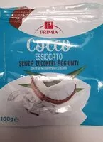 Mängden socker i Cocco essiccato