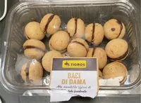 Mängden socker i Baci di dama