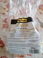 Mängden socker i Foccine all'olio di riso Tigros