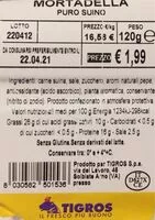 Mängden socker i Mortadella puro suino