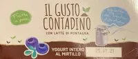 Mängden socker i Yogurt intero al mirtillo