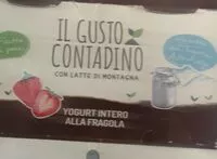 Mängden socker i Yogurt intero alla fragola