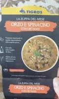 Mängden socker i Orzo e spinacino con ortaggi