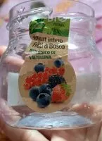 Mängden socker i Yogurt intero frutti di bosco