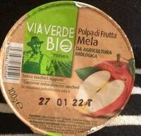 Mängden socker i Polpa di frutta Mela