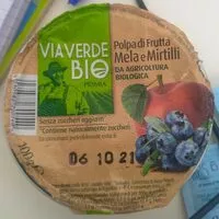 Mängden socker i Polpa di frutta - Mela e mirtilli