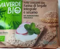 Mängden socker i Fette di segale integrale