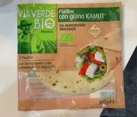 Mängden socker i Piadine con grano KAMUT