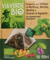 Mängden socker i Infuso melissa menta malva e scorze agrumi