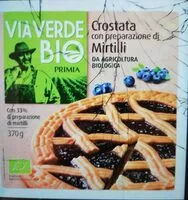 Mängden socker i Crostata con preparazione di mirtilli