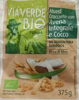 Mängden socker i Muesli croccante con avena integrale e cocco