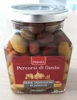 Mängden socker i Percorsi di Gusto OLIVE TAGGIASCHE in salamoia