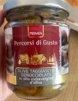 Mängden socker i Olive taggiasche denocciolate