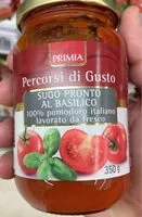 Mängden socker i Sugo pronto basilico