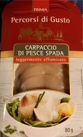 Mängden socker i Carpacciio di pesce spada