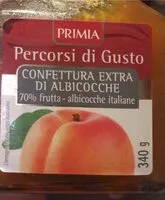 Mängden socker i Confettura extra di albicocche