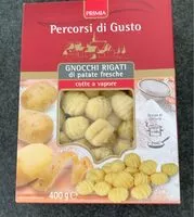 Mängden socker i Gnocchi rigati di patate fresche
