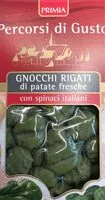 Mängden socker i Gnocchi rigati spinaci