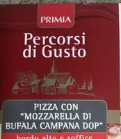 Mängden socker i pizza con mozzarella di bufala campana Dop