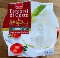 Mängden socker i Burrata