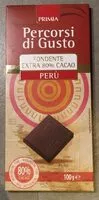 Mängden socker i Fondente extra 80% cacao