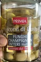 Mängden socker i Funghi champignon interi italiani