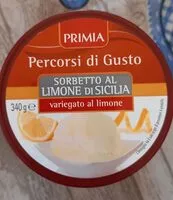 Mängden socker i sorbetto al limone di sicilia