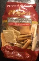 Mängden socker i Tronchetti di focaccia