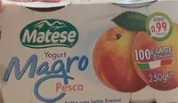 Mängden socker i Yogurt magro pesca