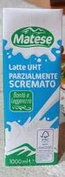 Mängden socker i Latte Matese