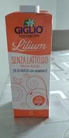 Mängden socker i Latte Giglio Lilium senza lattosio
