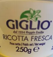 Mängden socker i Ricotta fresca
