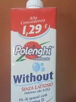 Mängden socker i Latte senza lattosio