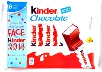 Mängden socker i Kinder Chocolate