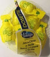 Mängden socker i Jus de Citron de Sicile (Dosette)