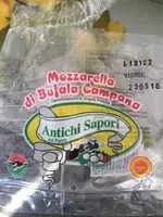 Mängden socker i Mozzarella di bufala campana