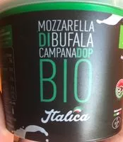 Mängden socker i Mozzarella di bufala campana dop bio