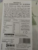 Mängden socker i Ravioli alla borragine