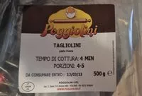 Mängden socker i Tagliolini
