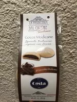 Mängden socker i Gocce al cioccolatao