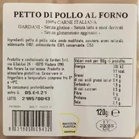 Mängden socker i Petto di pollo al forno
