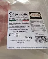 Mängden socker i Capocollo