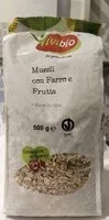 Mängden socker i Muesli con farro e frutta
